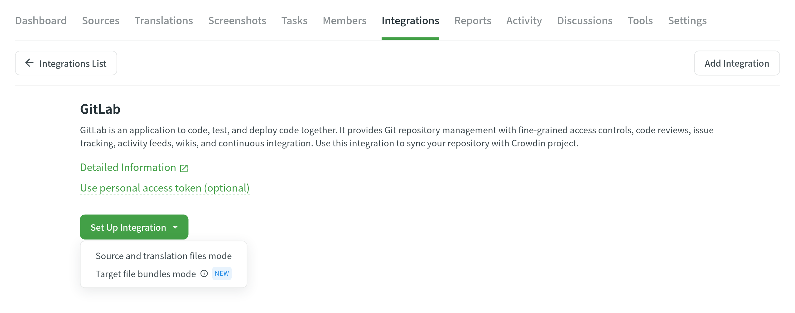 GitLab Integration Connecting GitLab