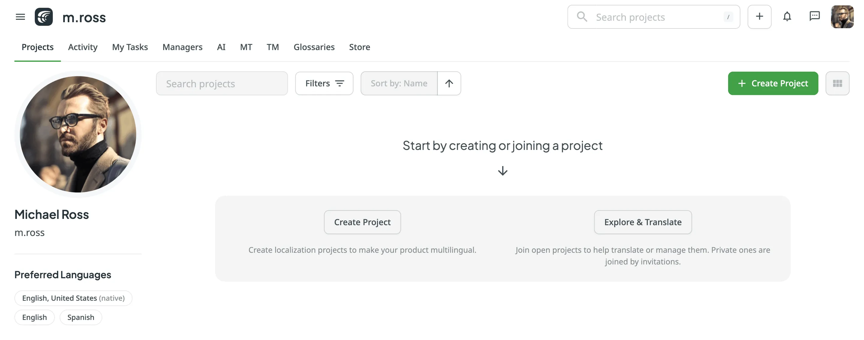 Create a project