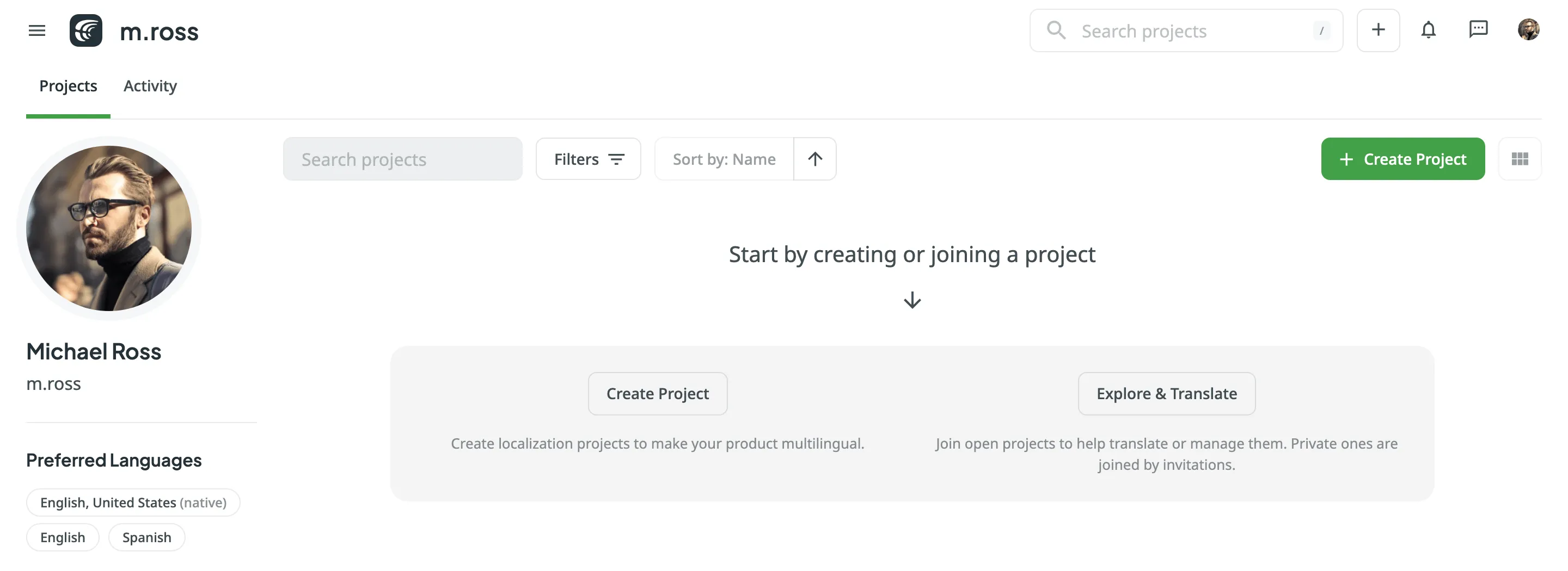 Create a project