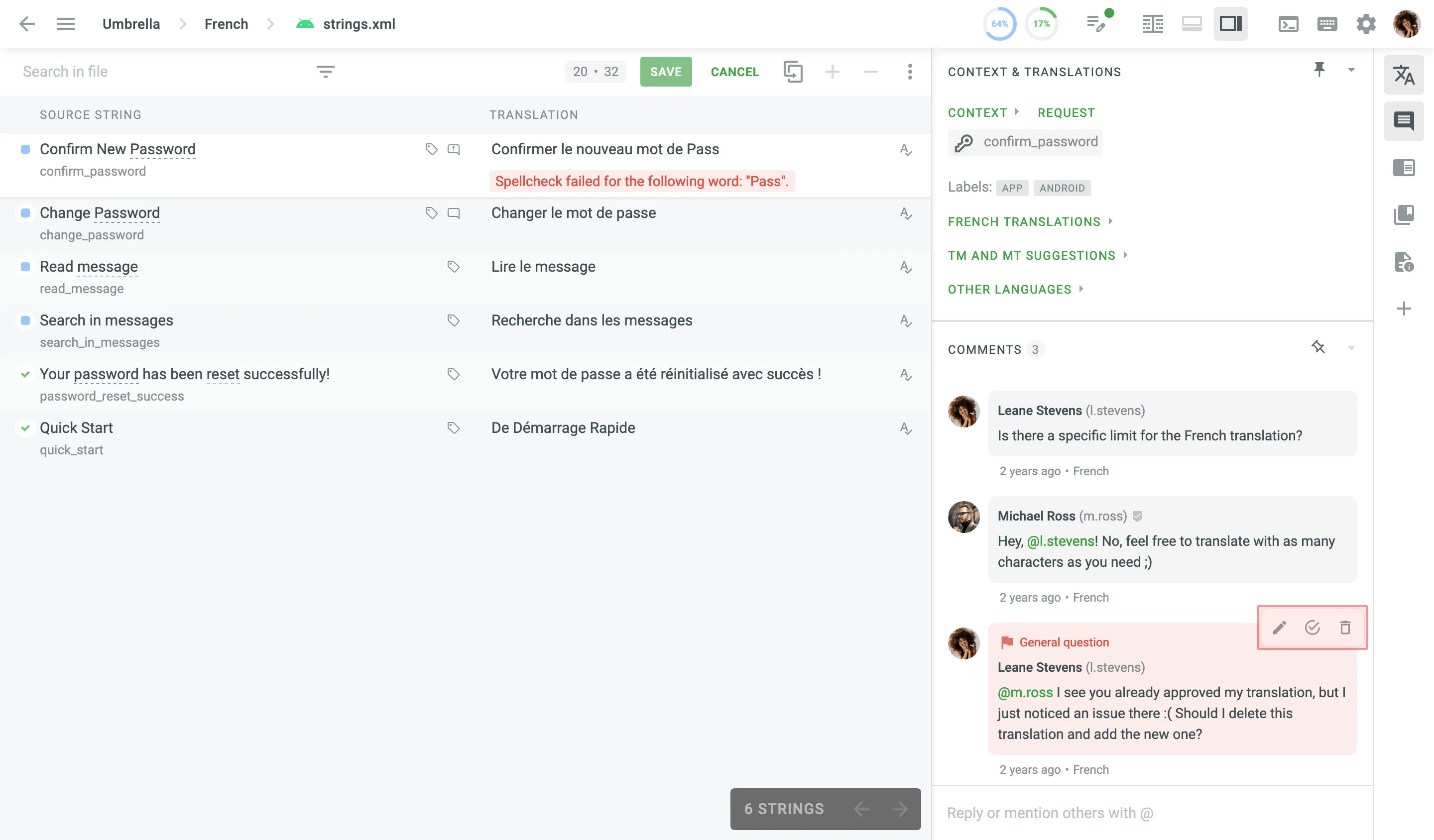 Issue options