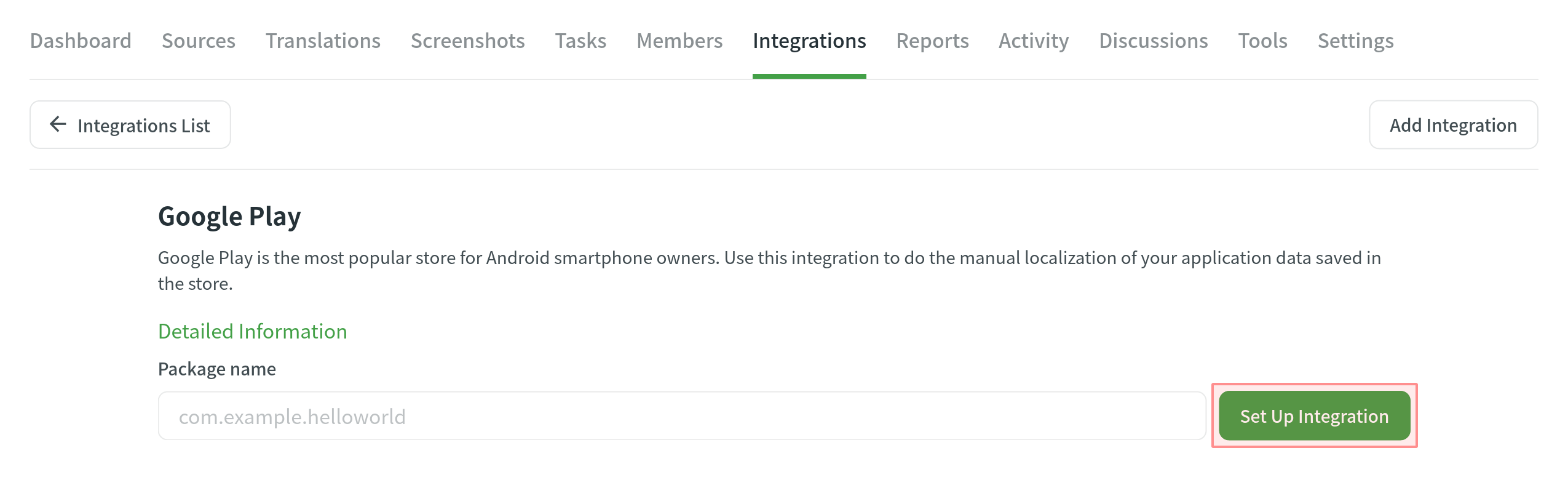 Google Play Integration Set Up