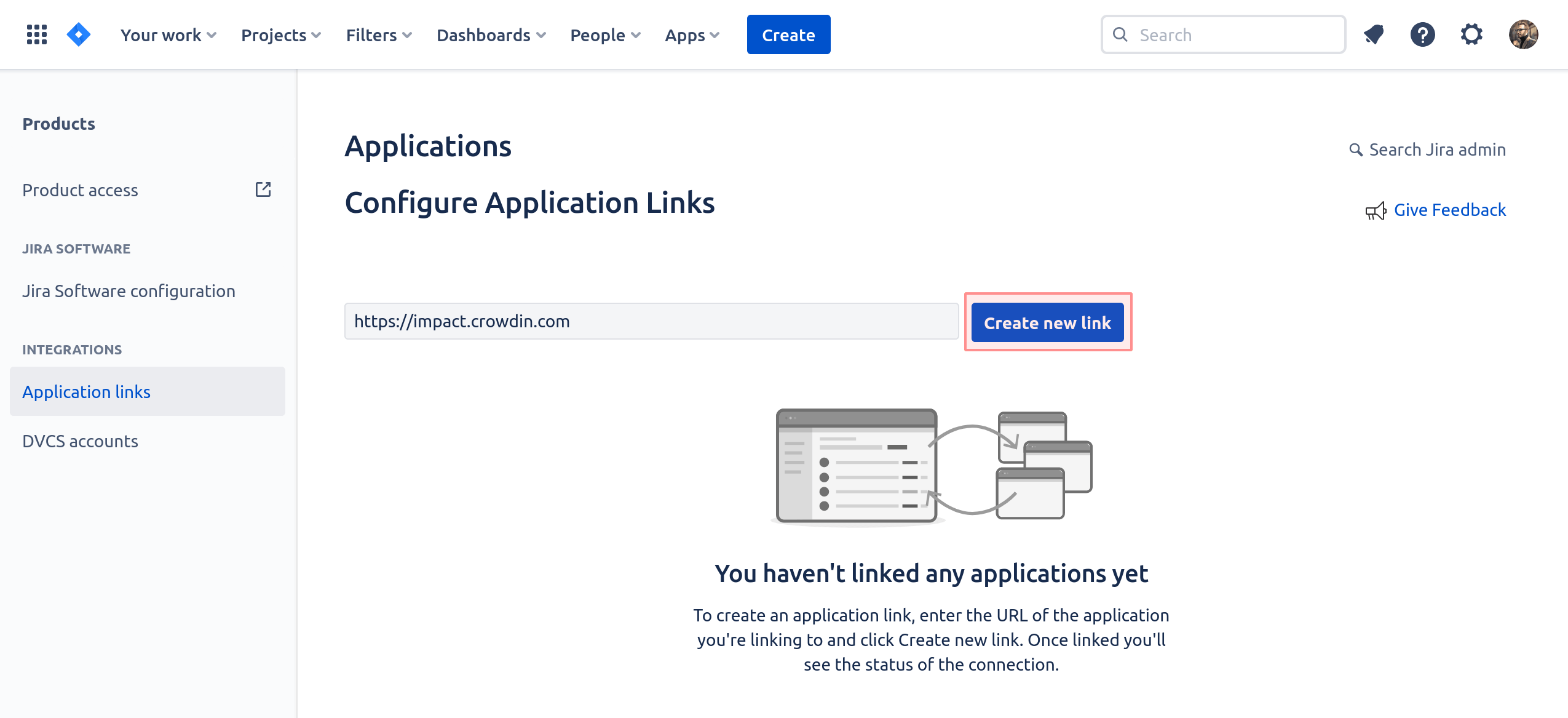Application Links