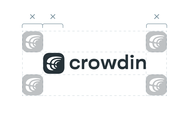 Crowdin Logo Positioning